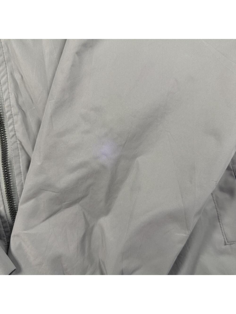 U.S. Polo Assn. Men’s Hooded Windbreaker Jacket Gray Size Large L Full Zip - Picture 4 of 7